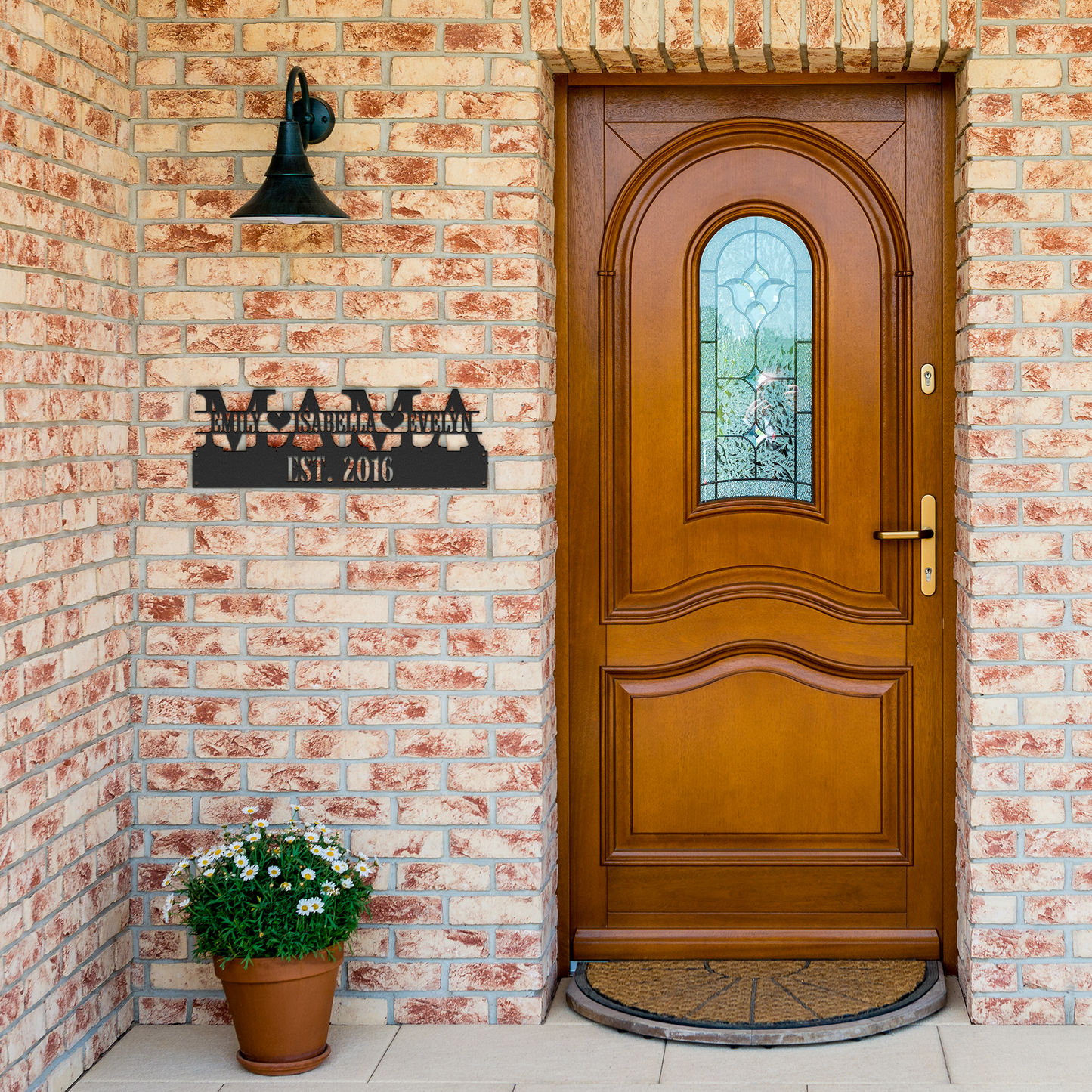 Mom_custom_monogram_sign_Black_Brick_Entrance_Mockup.png