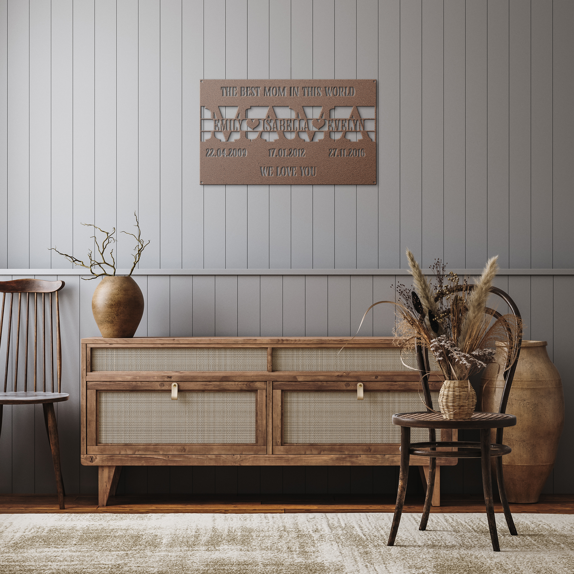 Mom_custom_monogram_sign_Copper_Rustic_Hallway_Mockup.png