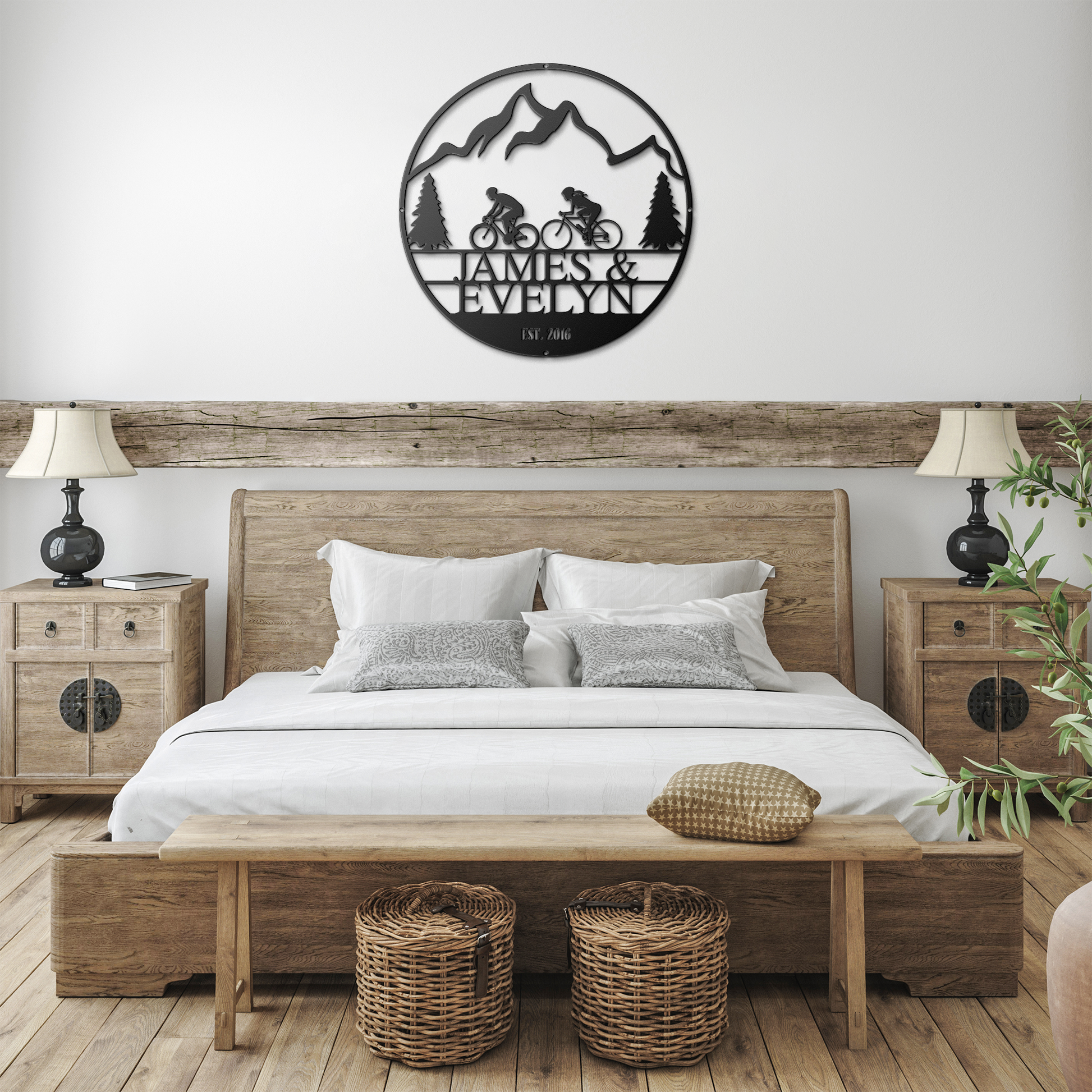 new_cyclist_first_name_sign_Black_Farmhouse_Bedroom_Mockup.png
